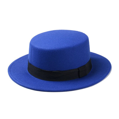 Boater Flat Top Hat