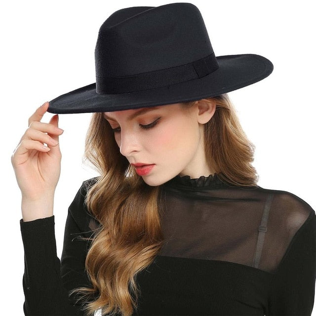 WELROG  Fedora Hats For Women