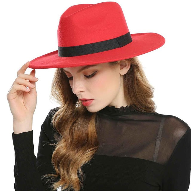WELROG  Fedora Hats For Women