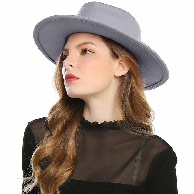 WELROG  Fedora Hats For Women