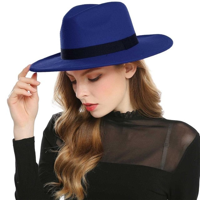 WELROG  Fedora Hats For Women