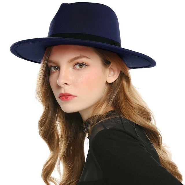 WELROG  Fedora Hats For Women