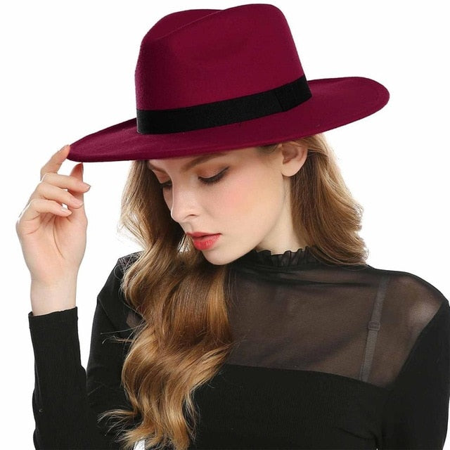 WELROG  Fedora Hats For Women