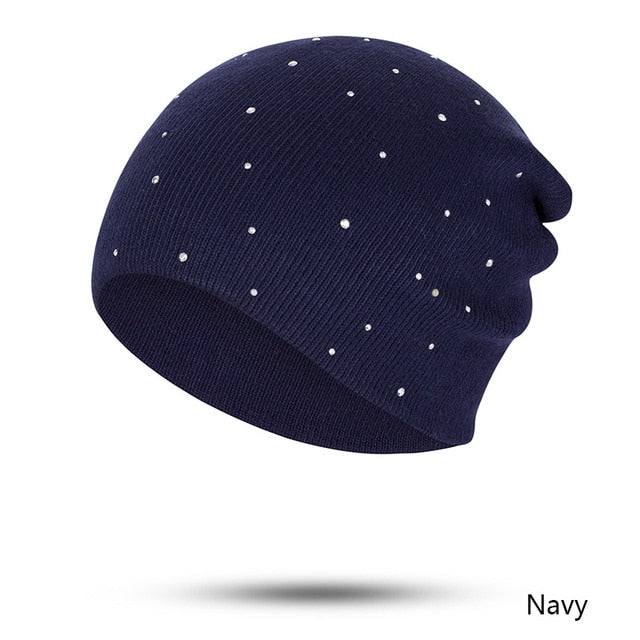 Pearl Winter Hat Women