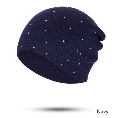 Pearl Winter Hat Women