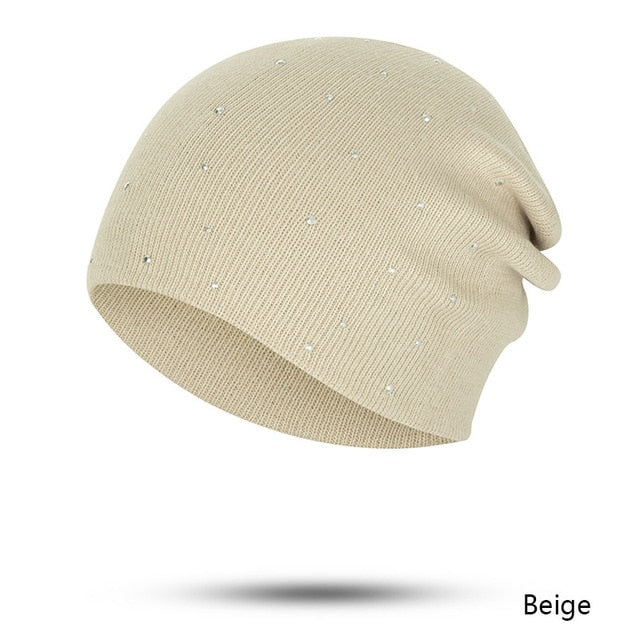 Pearl Winter Hat Women