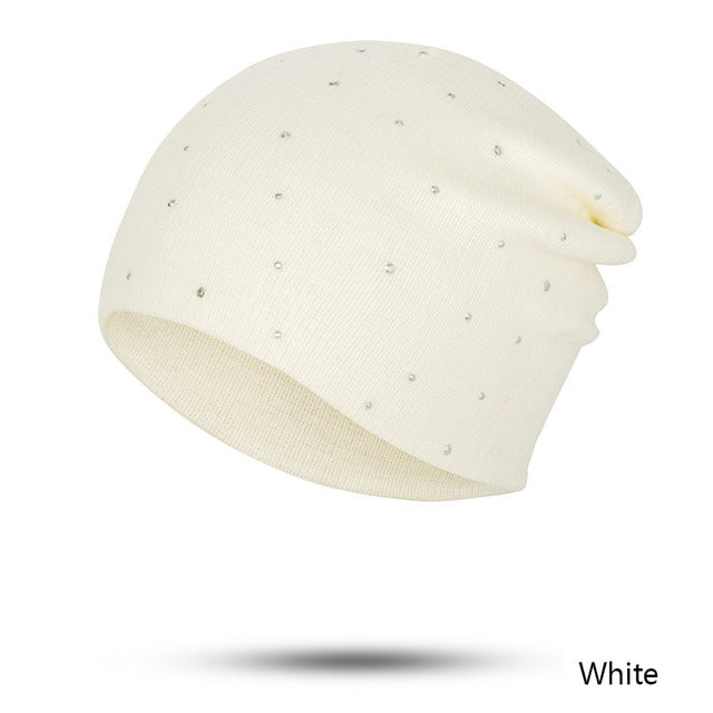 Pearl Winter Hat Women