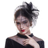 Flower Mesh Ribbons Hat