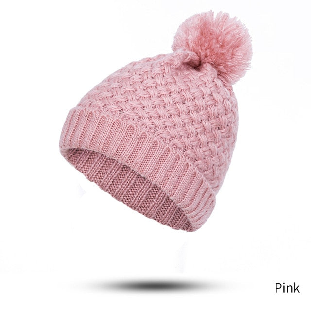 Winter Scarf Hat Set Fashion