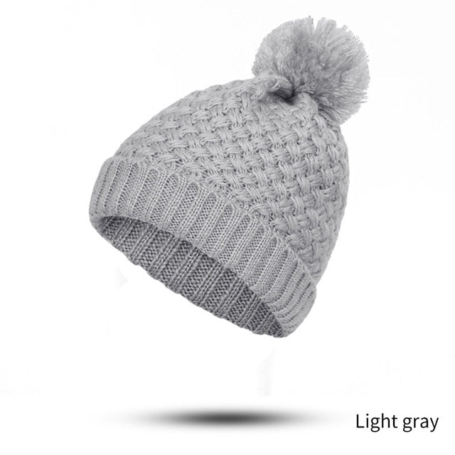 Winter Scarf Hat Set Fashion