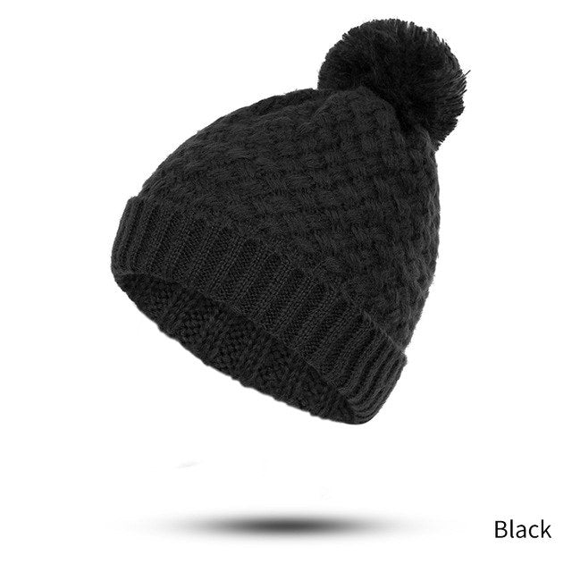 Winter Scarf Hat Set Fashion