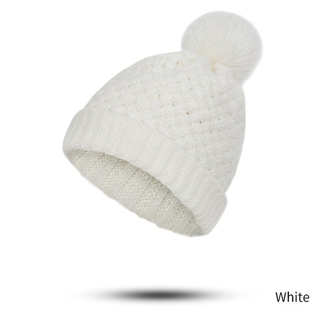 Winter Scarf Hat Set Fashion