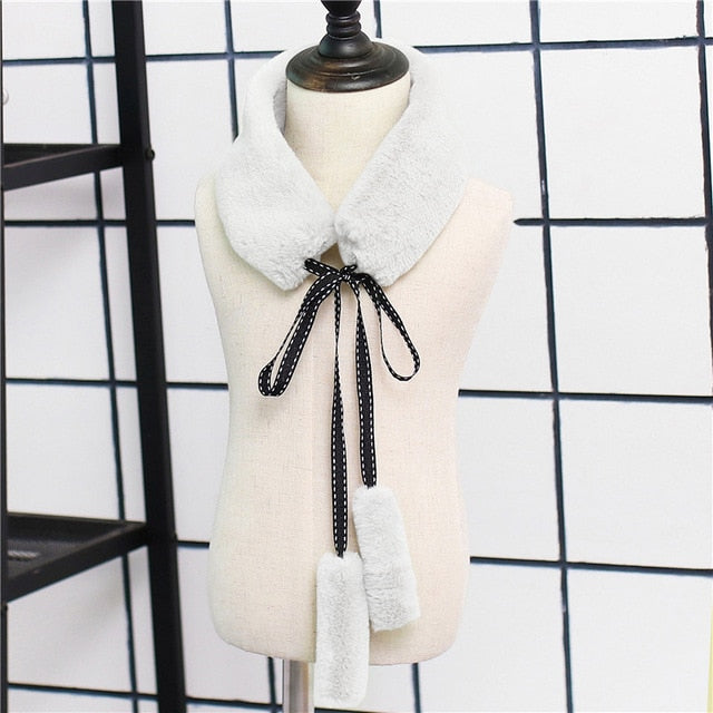 Children Scarf Solid Imitation