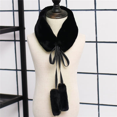 Children Scarf Solid Imitation