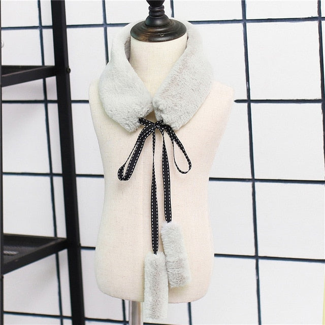 Children Scarf Solid Imitation