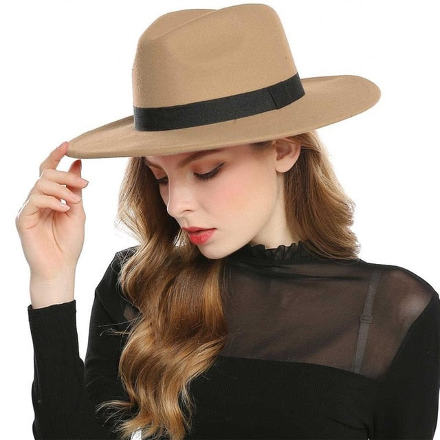 WELROG  Fedora Hats For Women
